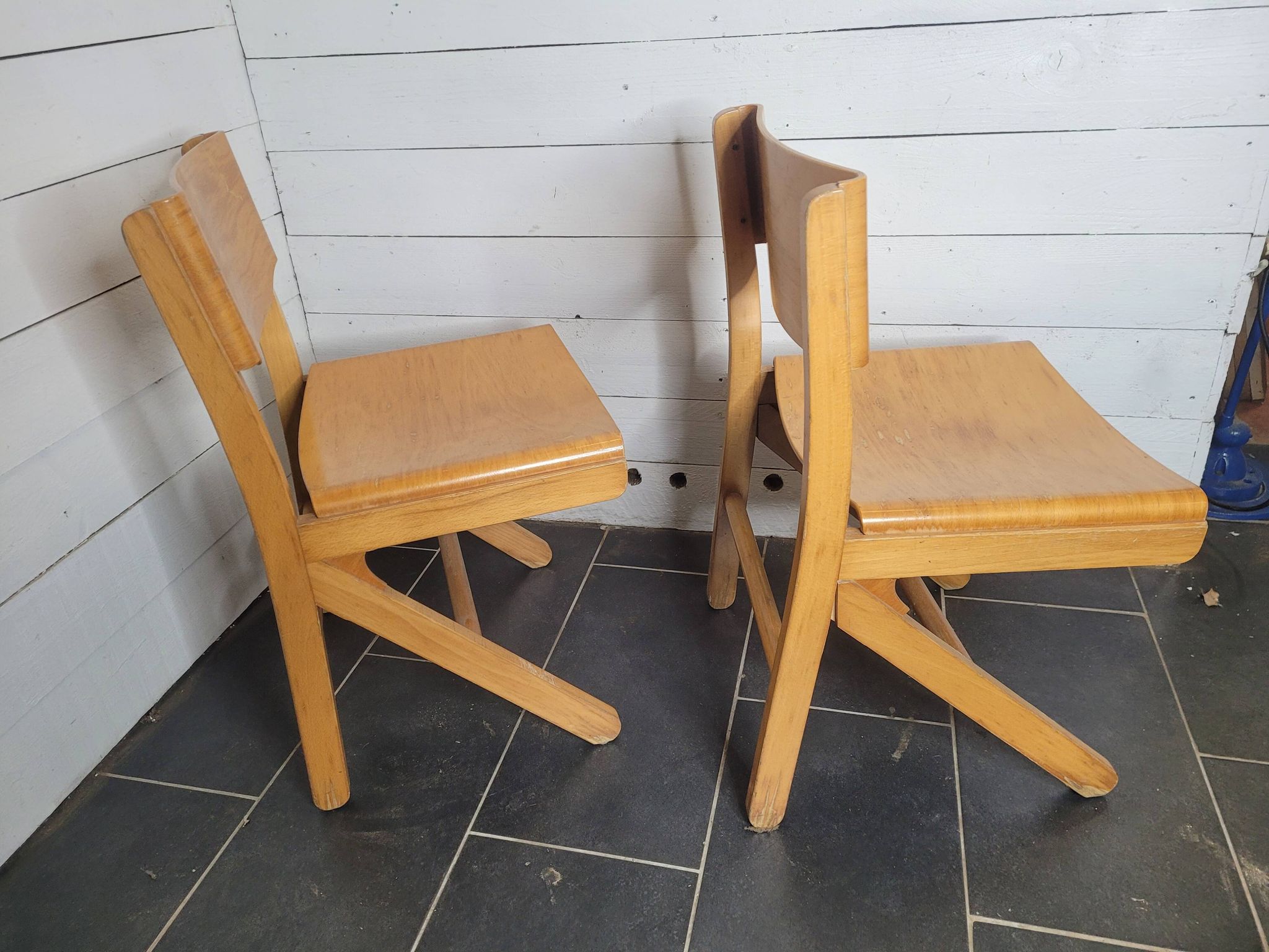 Pair of baumann chairs