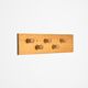 Wall-mounted coat rack with five hooks, Les Arcs 1800, France, circa 1970
