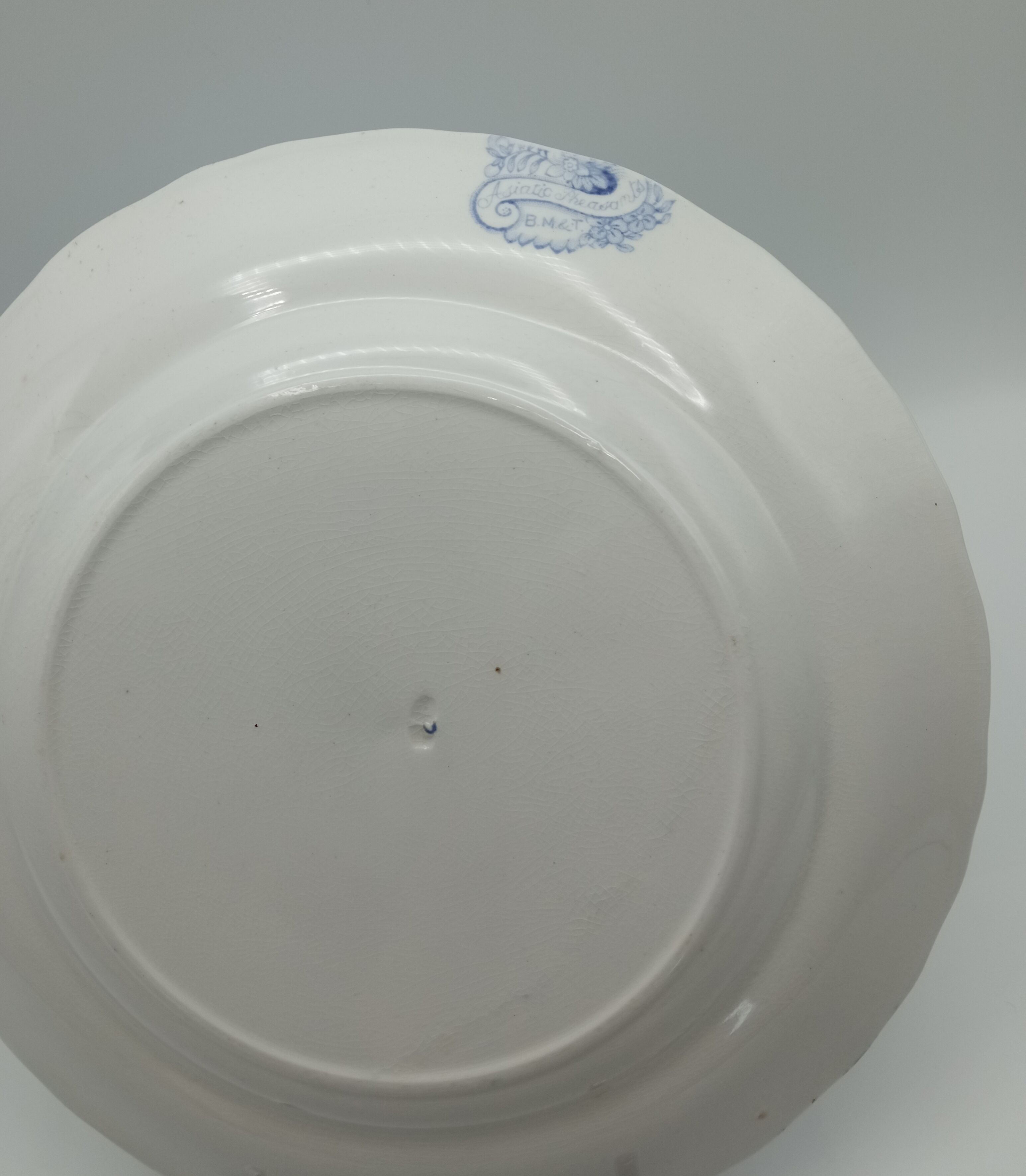 Plates in English earthenware