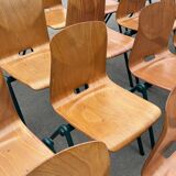 Chaise de salle à manger vintage industrielle Pagwood de Woodmar Design des années 70