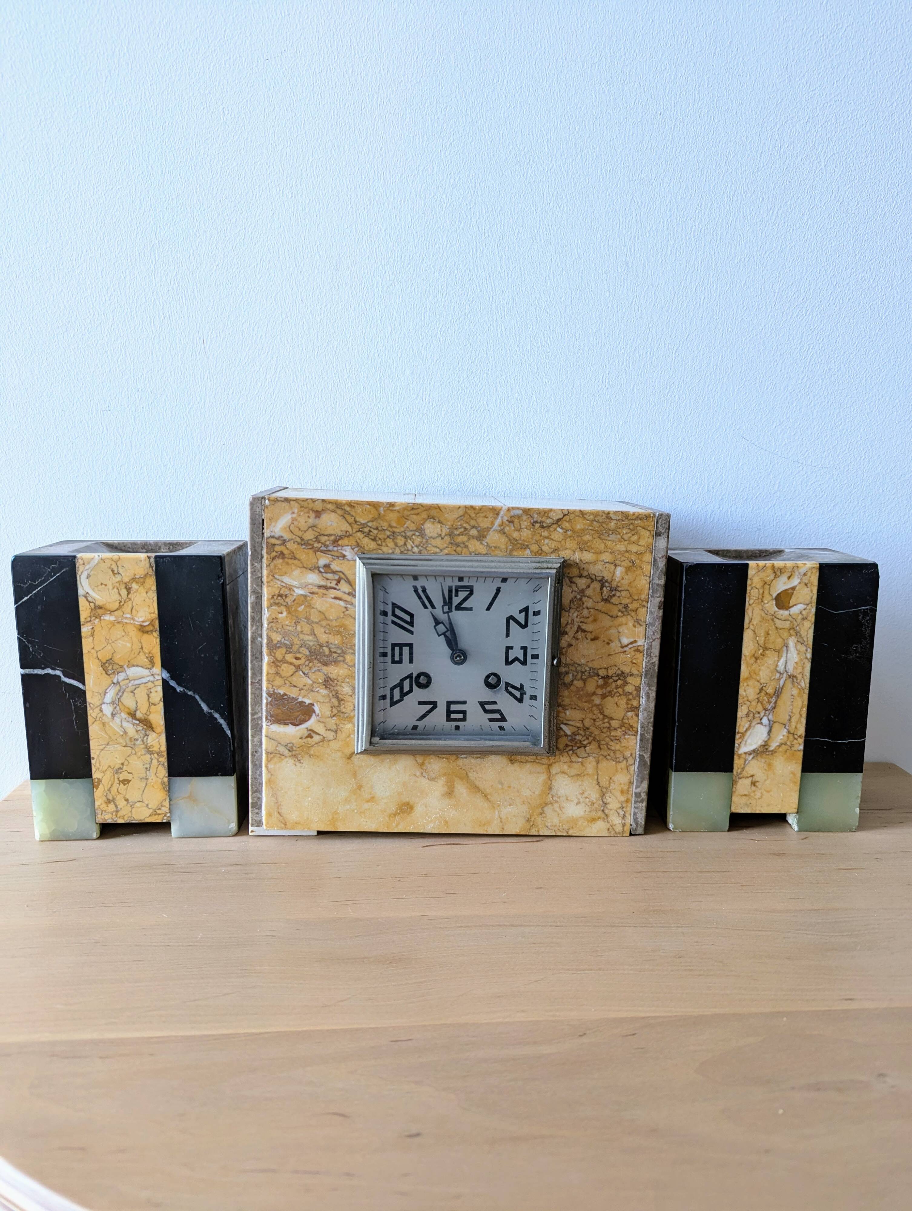 Garniture de cheminée Art déco