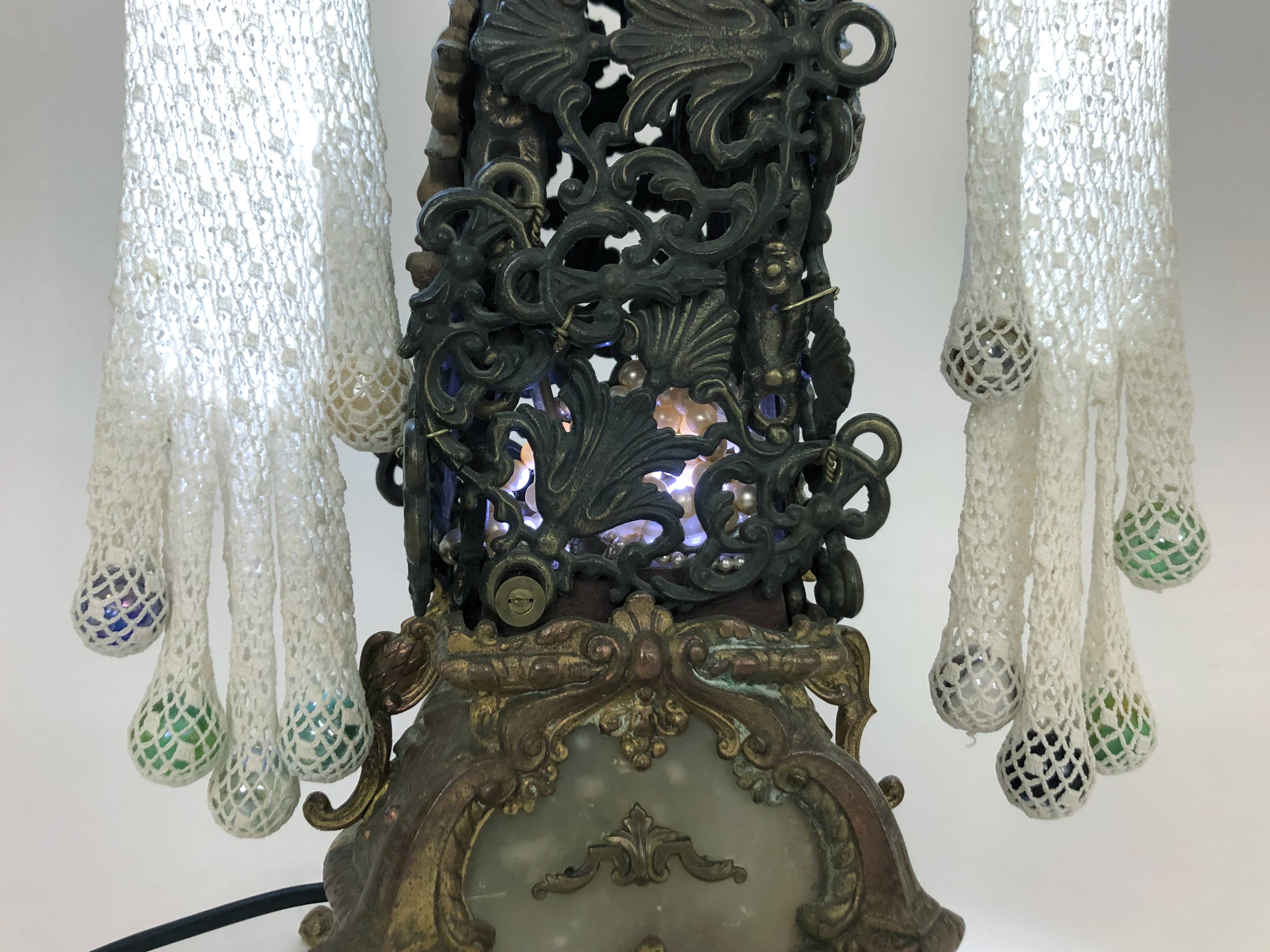 Unique piece. Prototype of floor lamp, bedside lamp. Dutch artist