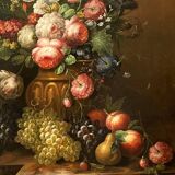 Nature morte signée Elias Jozsa peintre hongrois