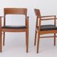Set of 2 Henning Kjærnulf Armchairs, Korup Stolefabrik 1960s, Danish Teak