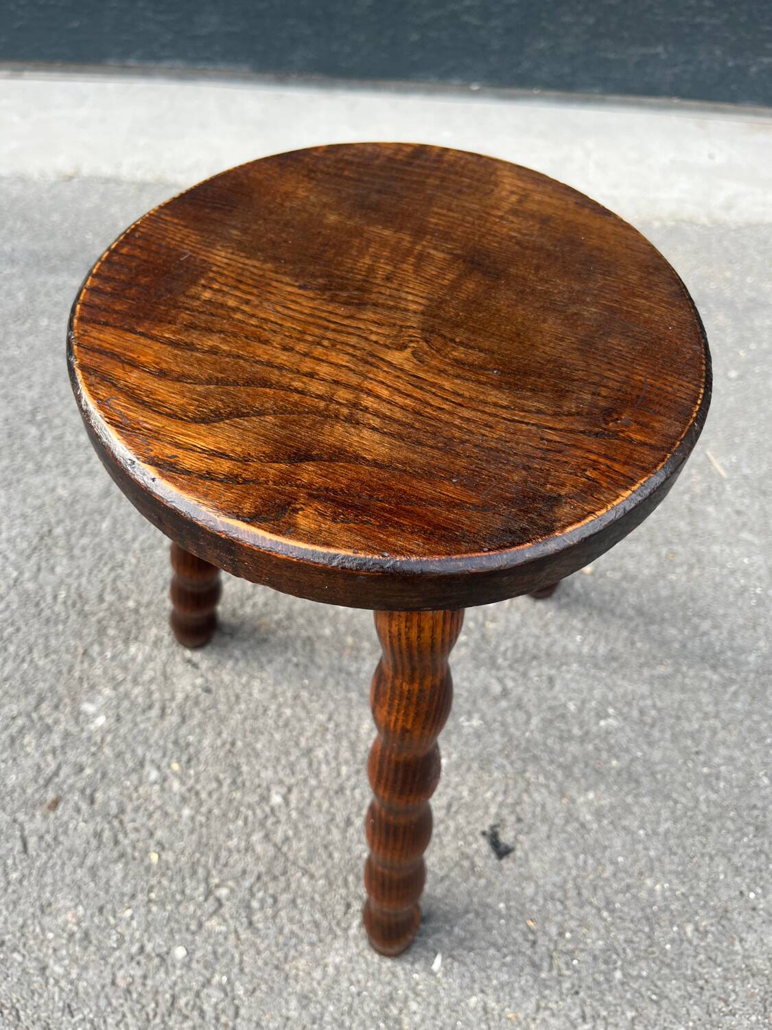 Wooden tripod stool or harness