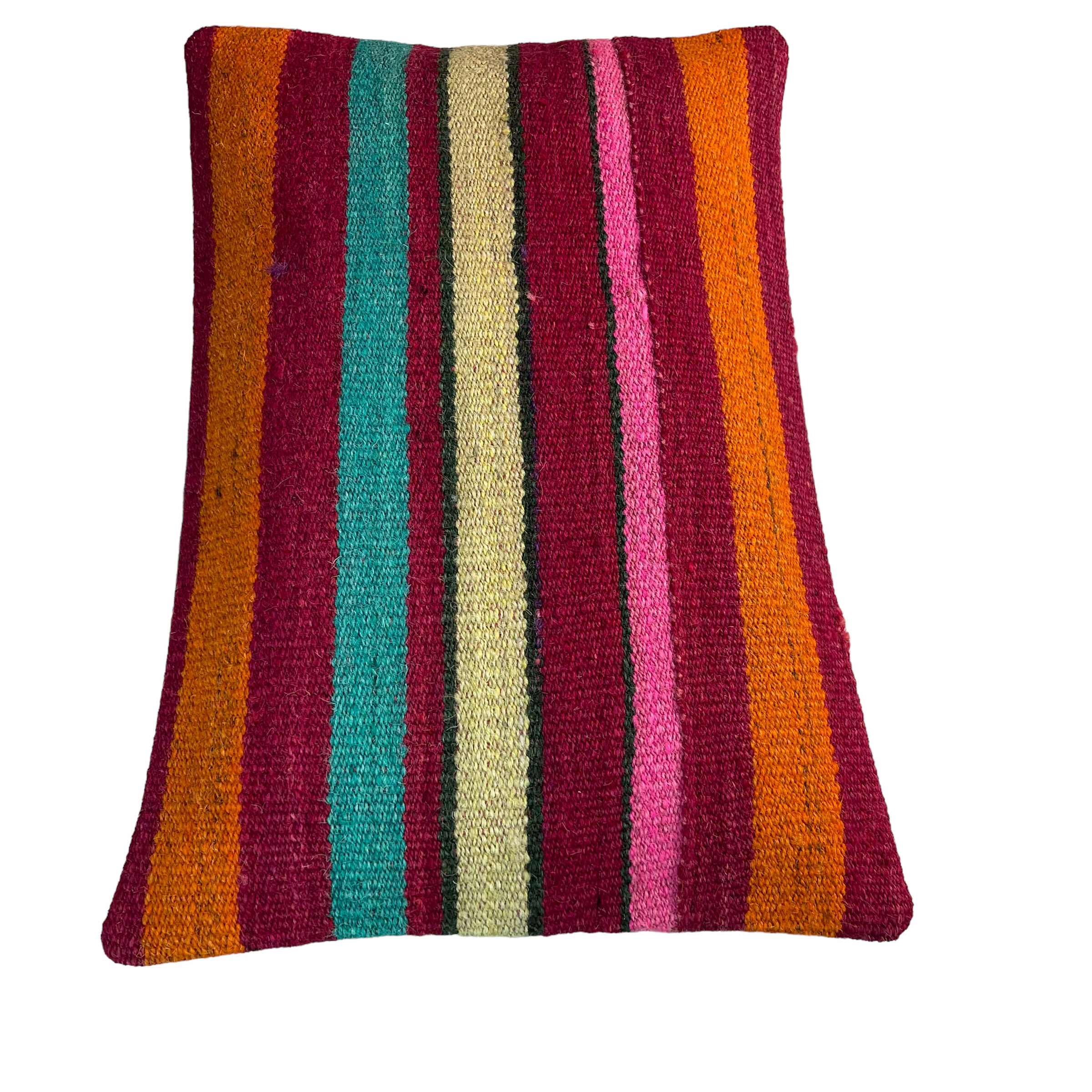 Vintage turkish kilim cushion cover, 30 x 50 cm