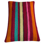 Vintage turkish kilim cushion cover, 30 x 50 cm