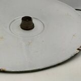 Enameled sheet metal pendant lights