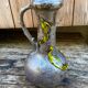 Vintage enamelled ceramic laying vase