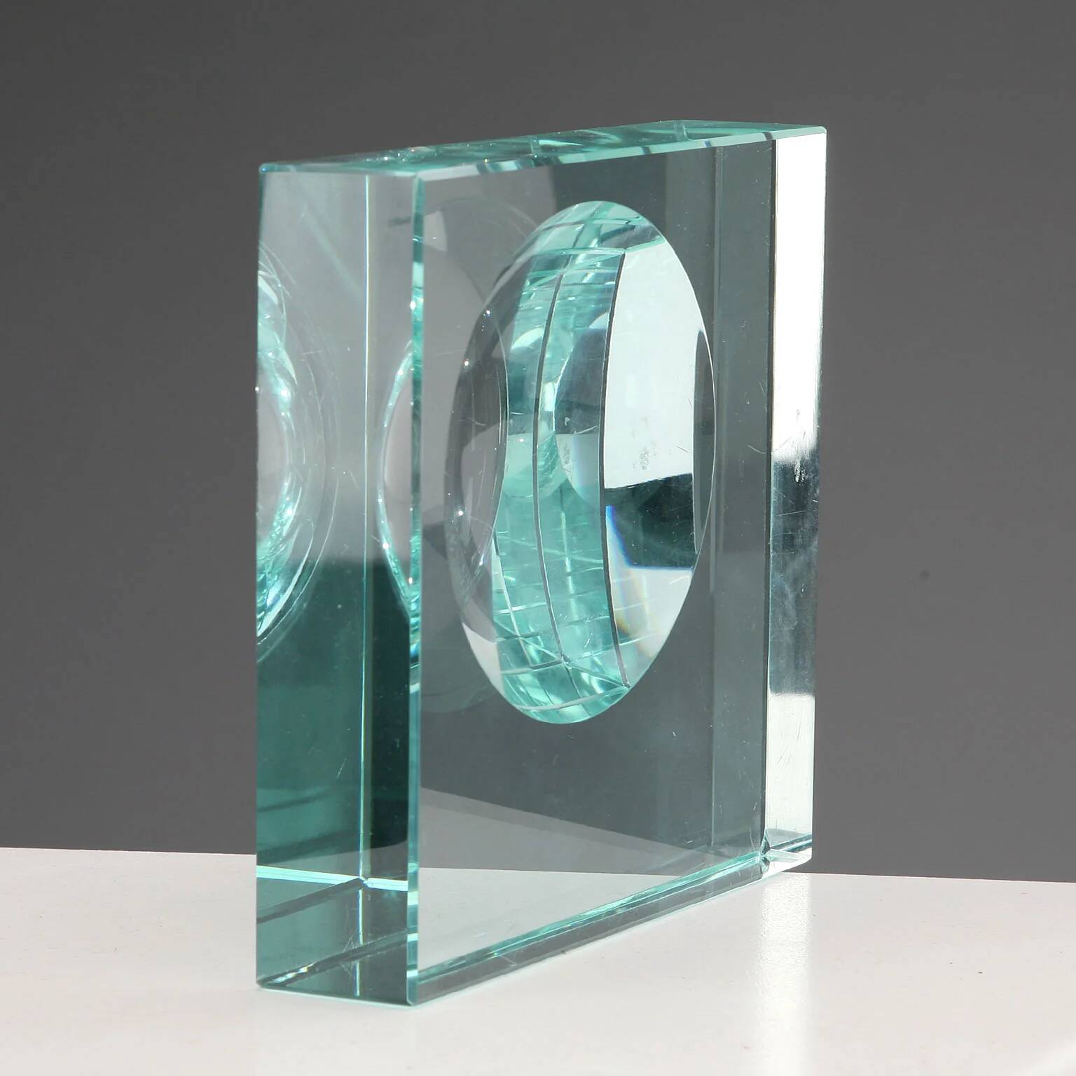 Vintage Murano glass ashtray, Italian design from the 1960s.