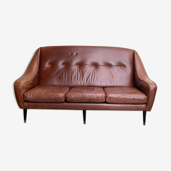 60s leather sofa