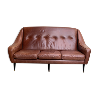 60s leather sofa