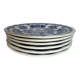 6 dessert plates with English décor
