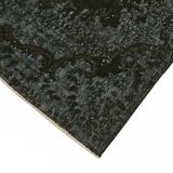 Overdyed Wool Vintage Handmade Carved Rug 173 cm x 290 cm