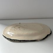 Decorative fish plate signed