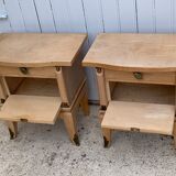 Pair of art deco bedsides