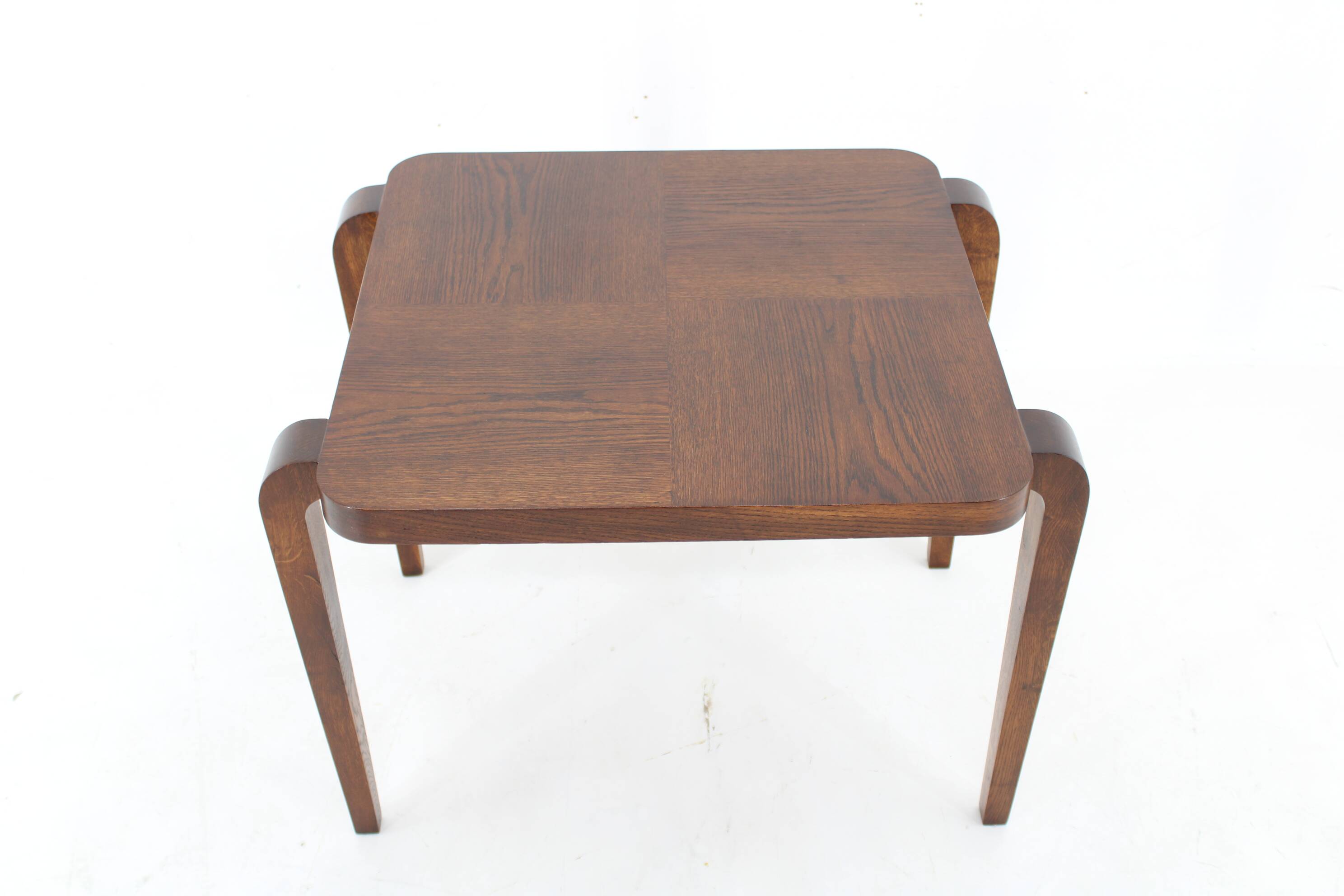 1940s rare art deco "spider" table, czechoslovakia