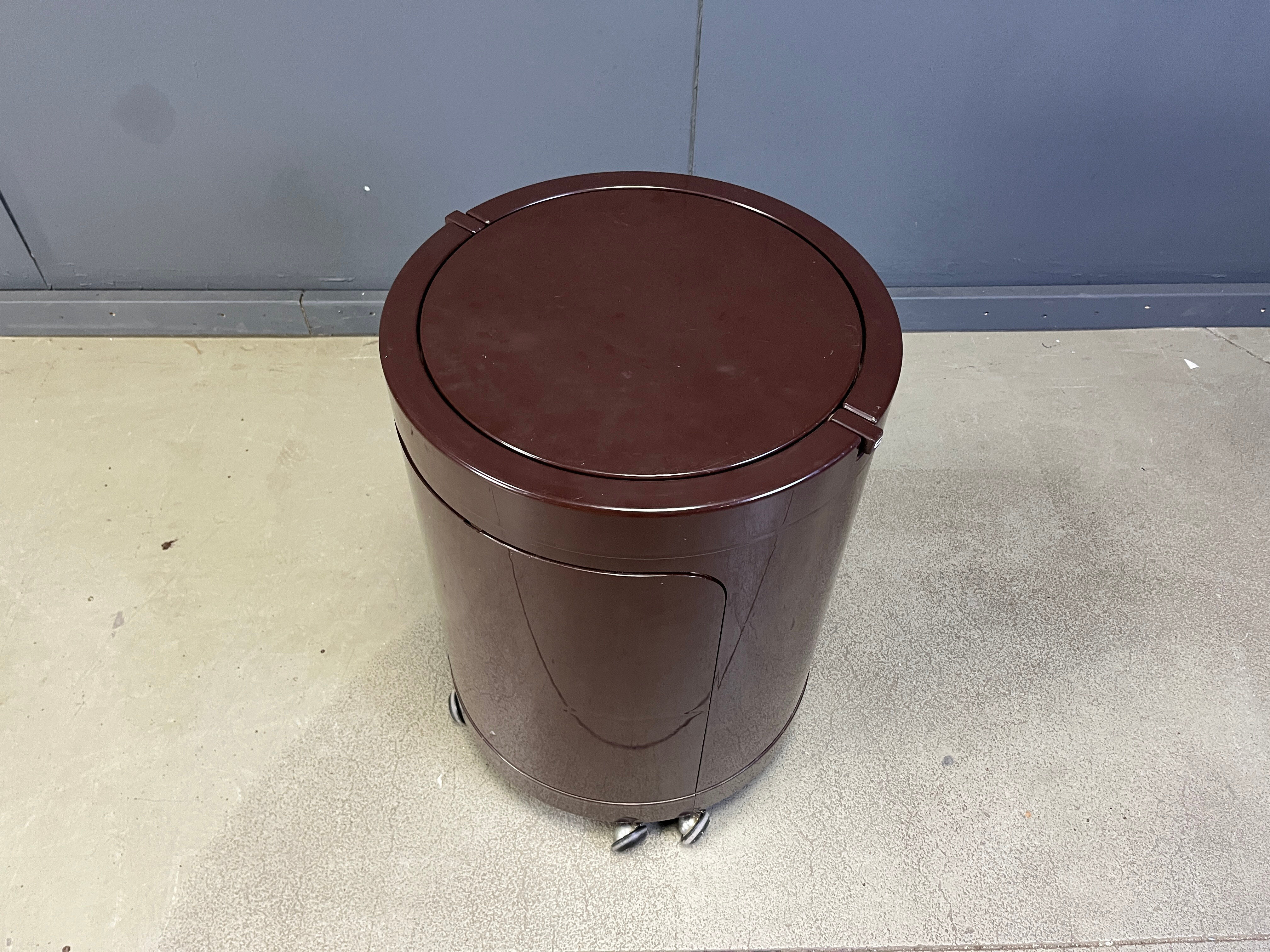 Silvi vanity table on wheels and chair from Studio Kastilia, 1970s, set of 2