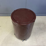 Silvi vanity table on wheels and chair from Studio Kastilia, 1970s, set of 2