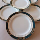 Assiettes plates Céranord, modèle Kléber