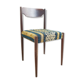 Chaise restaurée tissus balinais