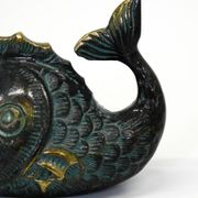 Mid Century bronze table or hand fish ashtray by Walter Bosse