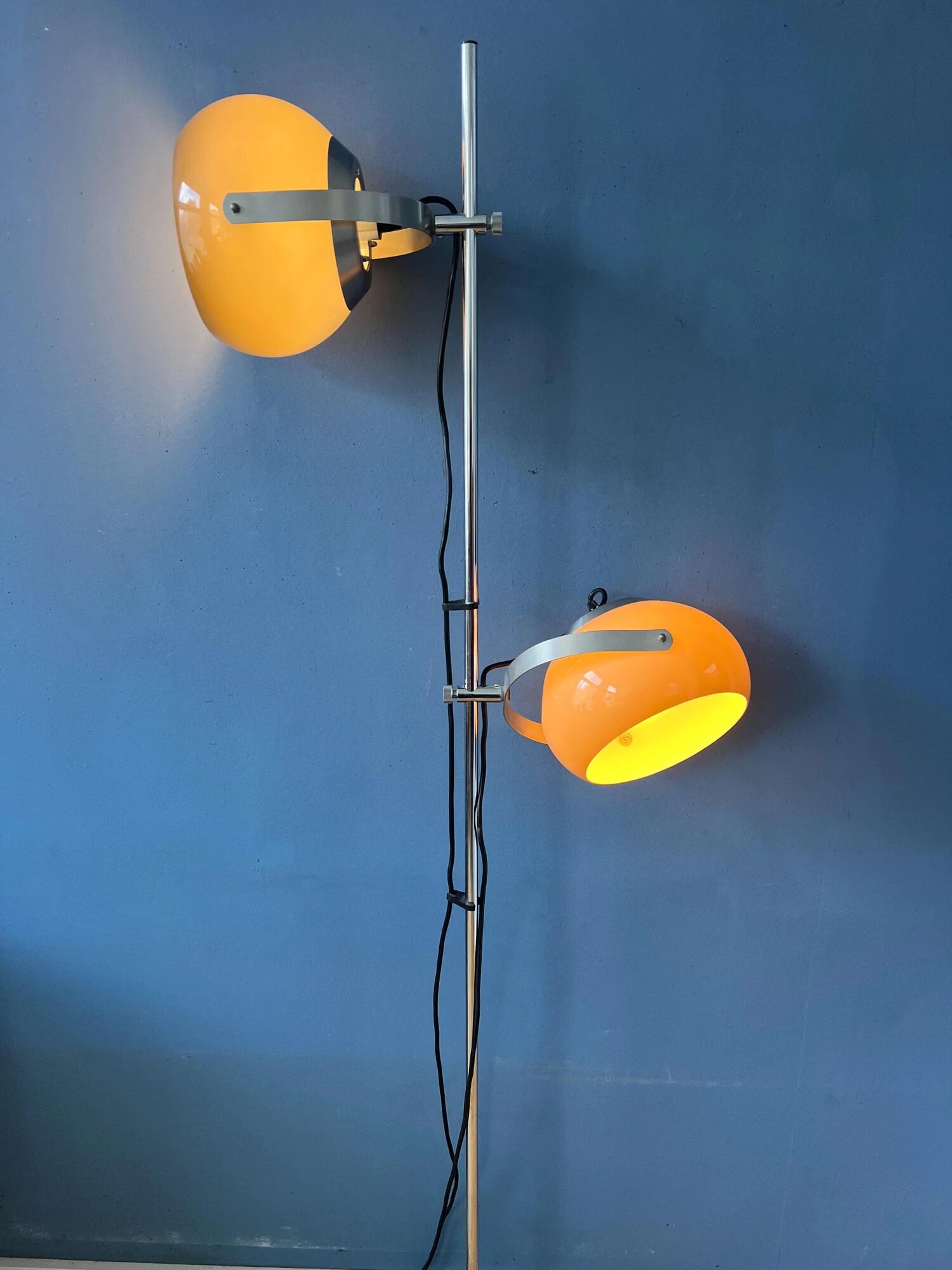 Mid-century space age mushroom floor lamp by Hala