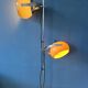Lampe de sol champignon de style mid-century space age par Hala