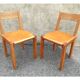 Paire de chaises S24 par Pierre Chapo 1960