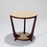 Art deco parchment table, 1930s