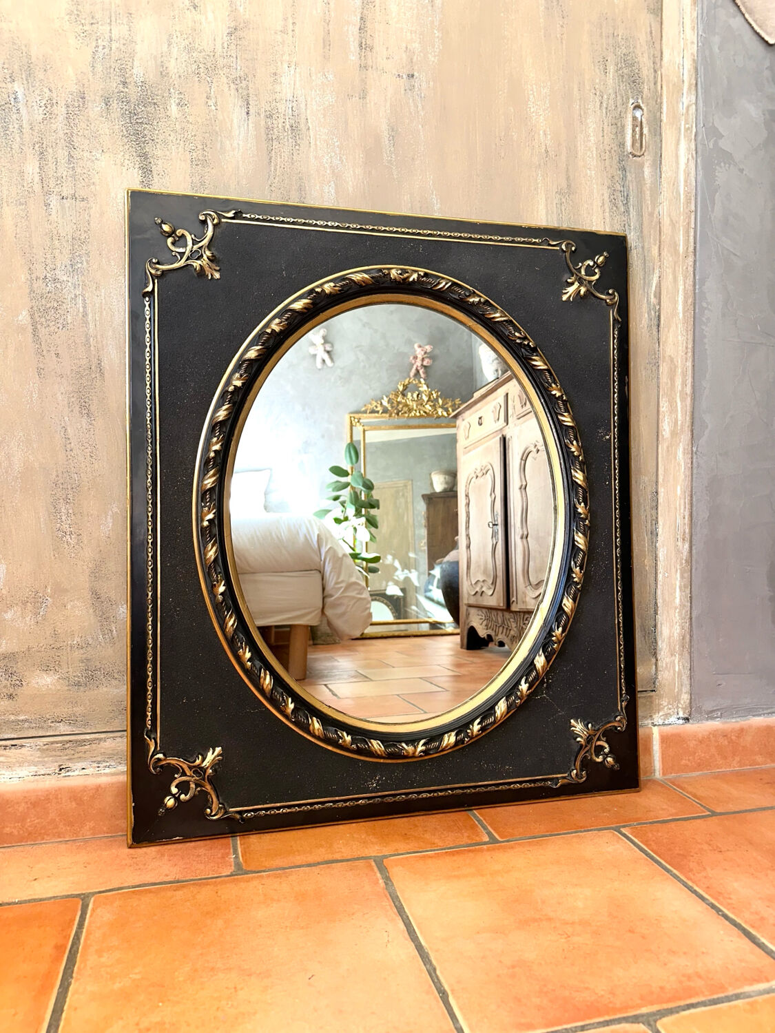 Antique mirror Napoleon III 19th century