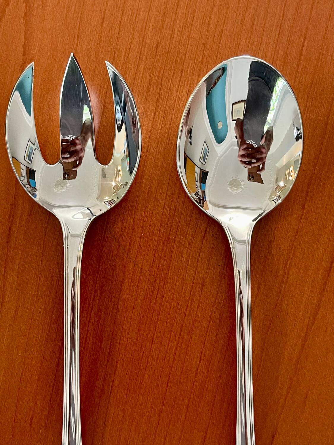 Christofle boréal, salad serving cutlery, very good condition
