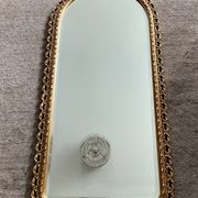 Ancien miroir en bois doré et verre biseauté