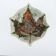Antique ceramic bowl signed – maple leaf decoration