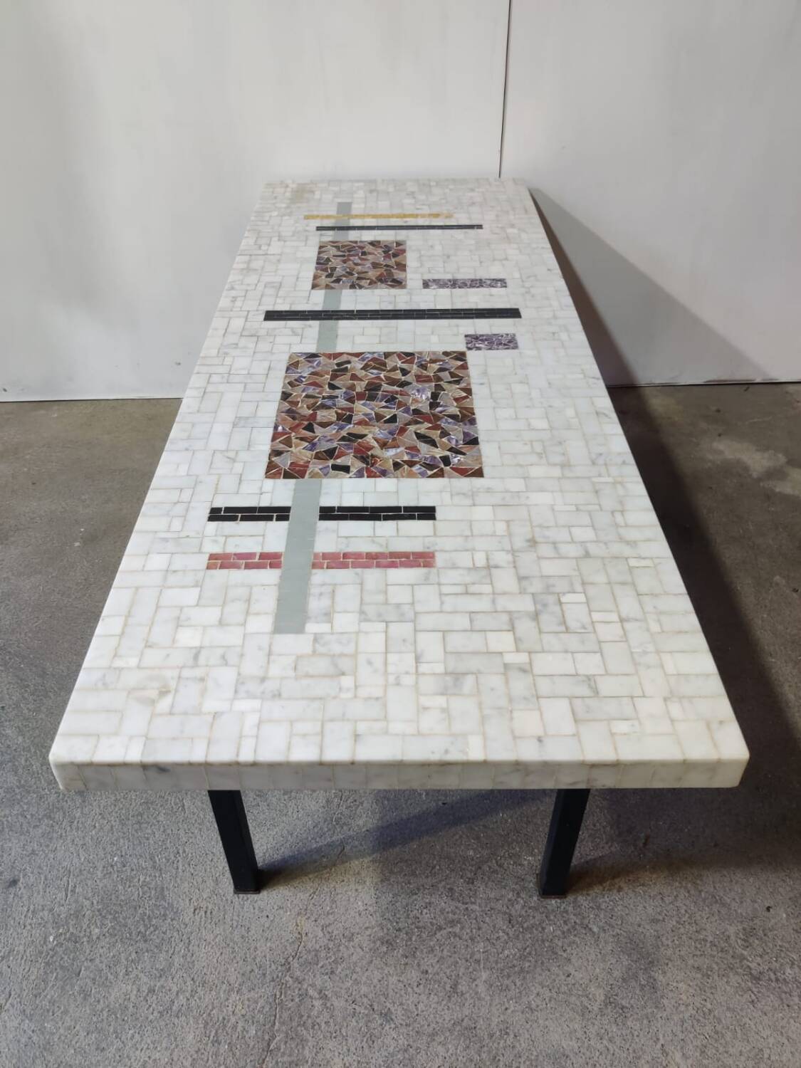 Vintage mosaic coffee table