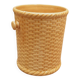 1950s Gien earthenware planter in a basket shape