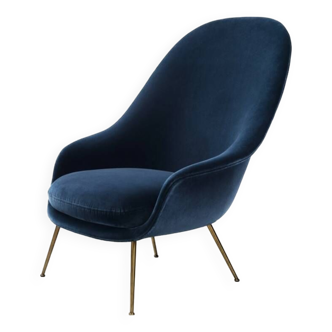 Fauteuil Bat Lounge Bleu - Gubi