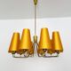 Large Brass Chandelier by Rupert Nikoll