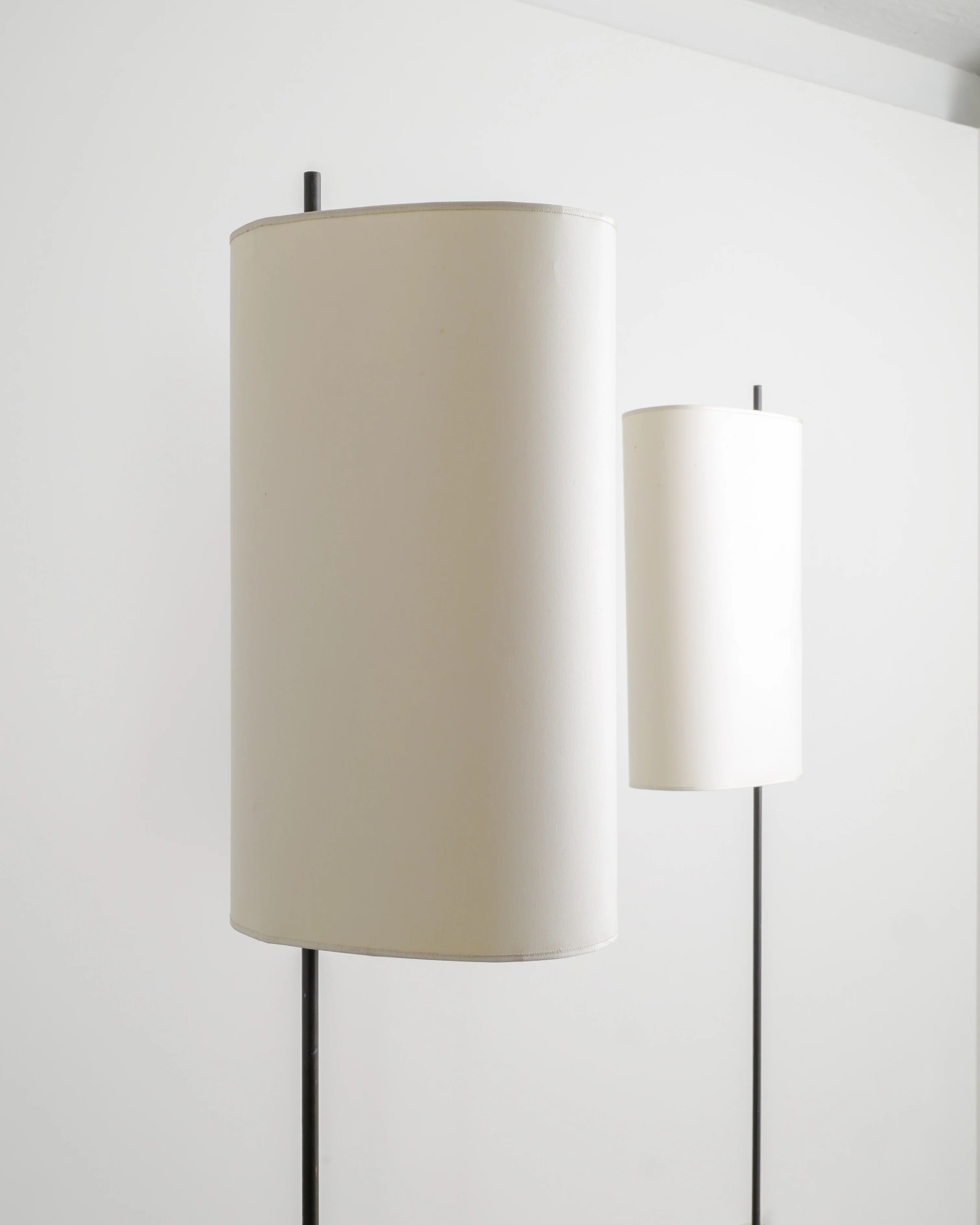 Pair of Danish Mid Century Arne Jacobsen "AJ Royal" Floor Lamps, 1950s