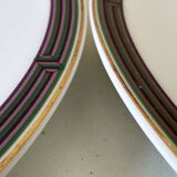 6 Christofle dessert plates, vintage Parma model