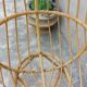 Vintage rattan cradle 1950