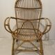 Rattan armchair