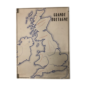 Educational poster of Great Britain