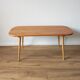 Scandinavian coffee table in solid elm