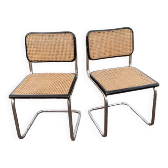 2 chaises Cesca B32- Marcel Breuer