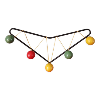 Wall coat rack 60s