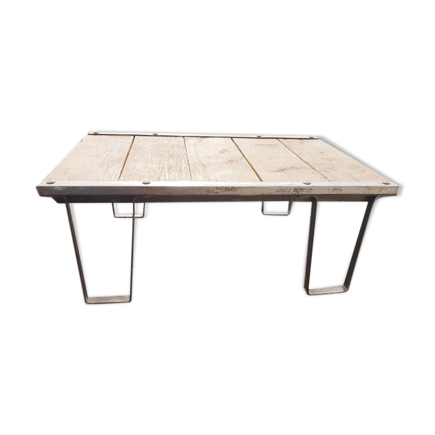 Industrial coffee table