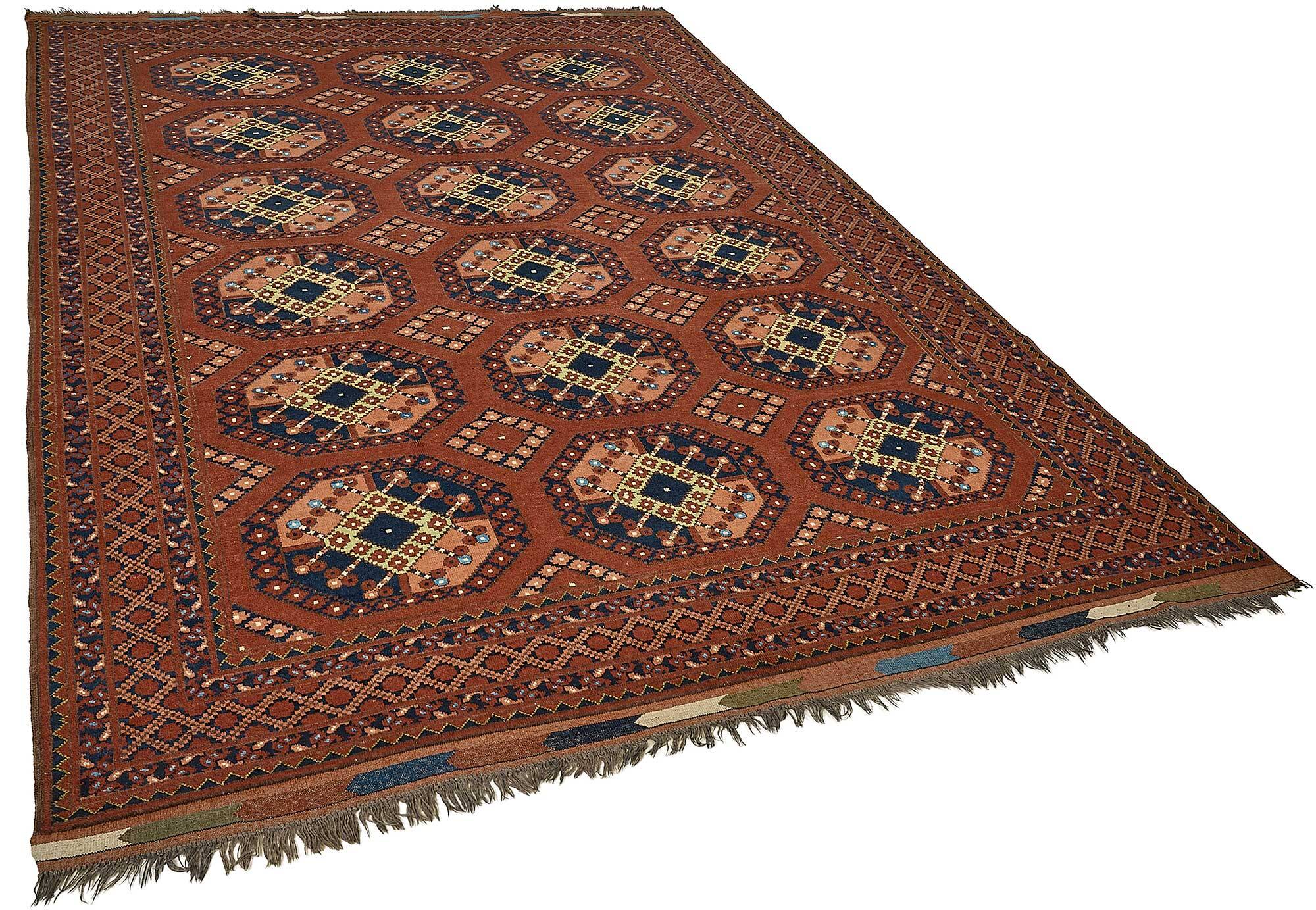 Turkish Handknotted Wool Oushak Rug 210 cm x 293 cm