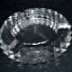 Crystal ashtray Saint-Louis model Diamond Art Deco size 11167
