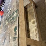 Old wooden craft workbench